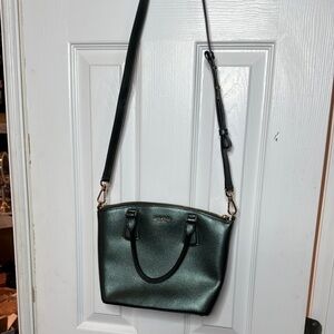 Kate Spade Green Crossbody Bag with Structured Design